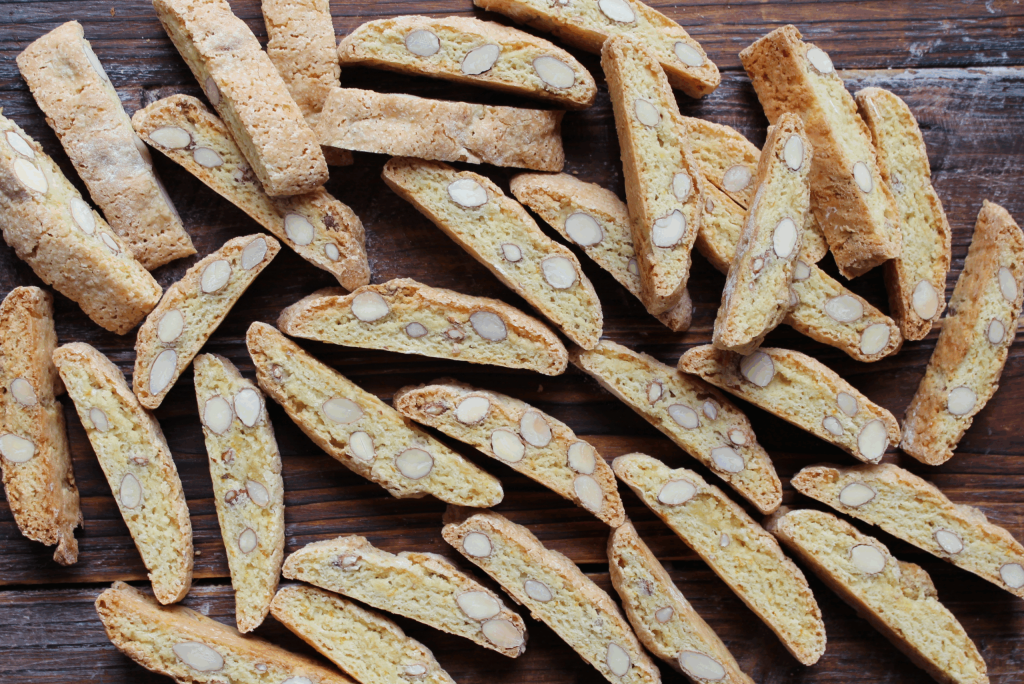 Biscotti – sprøde italienske småkager med mandler